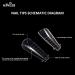 Coffin Sculpted Dual Extension Forms | Nail Mold for Poly Gel, UV Gel, Acrylic | DIY Nail Decoration System - Buy Online on GoSupps.com