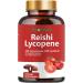 Lycopene Capsules Natural Lycopene 200mg with Organic Reishi Mushroom 200mg Supplement for Prostate Health and Immune Support - Gluten-Free Non-GMO 60 Capsules (1 Pack) - Buy Online on GoSupps.com