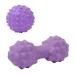 Houson Igelball Massageball 2 Set hedgehog ball for massage of different parts of the body shoulders neck back soles of the foot relaxation of the muscles purple