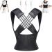 Gerrit Hanna Wort Pro My Hanna Back Adjustable Posture Belt Back Corrector back support belt Back straight back Straightener Posture corrector Camelback Correction Belt-Black || XXL Black XXL