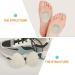 4 Pairs Women's Felt Forefoot Pads - High Heel Ball of Foot & Tongue Pads for Comfort - Soft White Insoles for Dressy Heels - Buy Online on GoSupps.com