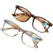 Buy Iynwbjts Retro Anti-Blue Light Glasses for Men - High-Resolution Reading Glasses with Tortoiseshell Frame (2.50) - Perfect for Seniors - Buy Online on GoSupps.com