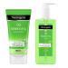 Oil Balancing Daily Exfoliator Neutrogena Facial Scrub with Lime & Aloe Vera 150ml and Oil Balancing Face Wash Cleanser 200ml for Oily Skin Bundle
