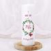 Buy Striefchen Personalized Christening Candle for Girls Flower Wreath & Butterfly Design | Custom Name Baptism Date & Saying 8x25 cm - Buy Online on GoSupps.com