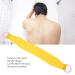 Double Sided Exfoliating Back Scrubber with Coarse Sand | Handle for Body Washing Shower - Yellow - Buy Online on GoSupps.com