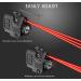 SIXRAY Pistol Light Laser Sight Gun Light 420 Lumens LED Picatinny Weaver Rail with Magnetic Charging Quick Release Strobe Function Laser Light Combo for Airsoft Handguns Pistol Rifle Red - Buy Online on GoSupps.com