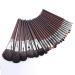 24 Makeup Brush Set Studio Makeup Artist Makeup Brush With Bag Portable As shown White-patch Five-pointed Star4
