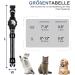 Reflective GPS Cat Neck Band with Apple AirTag Holder | Black Light Tracker for XS Cats | Airtag Cat Collar with Bell - Buy Online on GoSupps.com