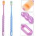 Minkissy 24 Pack Soft Bristle Kids Toothbrushes - Baby Oral Care Brush with Fur Handle | Toddler Tooth Cleaning Solution - Buy Online on GoSupps.com
