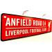 Liverpool FC Mini Street Sign | Official Merchandise | Red | International Shipping - Buy Online on GoSupps.com