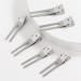 60 Pieces Double Prong Hair Clips With 1 Piece Storage Box Curling Clips Metal Duckbill Hair Clips Alligator Clip Hair Clips For Hairdressing Salon Makeup (Silver) - Buy Online on GoSupps.com