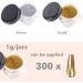 Nail Powder Hisight 2pcs - Mirror Glitter Chrome Pigment Powder for Nail Art - Gold Silver Sequins with Sponge Stick - Buy Online on GoSupps.com