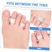 Lurrose Silicone Bunion Cushion Spacer - 4 Pairs Men's Gel Foot Care Tool for Women - Bunion Sleeve Separator - Buy Online on GoSupps.com