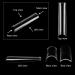 504 PCS Extra Long Clear Nail Tips for Acrylic Nails - Professional Half Cover Square French Fake Nails - 12 Sizes, Straight Tapered, DIY - Buy Online on GoSupps.com