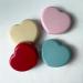 Buy 4 Pack Colored Contact Lens Cases - Cute Candy Hearts with Mirror | Portable Travel & Home Storage Kit (Pink Yellow Red Blue - Buy Online on GoSupps.com