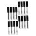 PAMINGONO 16pcs Mascara Tube Empty Tube Mascara Cream Vials Mascara Clear Refillable Eyelash Bottle Plastic