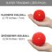 Igelball Hard Massage Ball - Nubby Massage Ball for Foot Hand & Back Pain Relief | Ideal for Plantar Fasciitis & Muscle Recovery (Red) - Buy Online on GoSupps.com