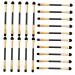 Outanaya 20pcs Double Ended Eyeshadow Brush Eye Brush for Makeup Precision Eyeshadow Brush Eyeshadow Brush for Women Makeup Eyeshadow Brush Eyeshadow Makeup Brush Makeup Eye Brush