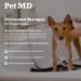 Pet MD Medicated Shampoo for Dogs  Cats & Horses - Chlorhexidine & Ketoconazole  16 Oz - Soap & Paraben Free - Buy Online on GoSupps.com
