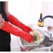 YIOIY Waterproof Kitchen Cleaning Gloves - Oil-Resistant Rubber Glove (Red, Medium) - Buy Online on GoSupps.com
