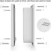 Depets Medium Cat Flap Door with 4 Way Lock - Weather-Resistant Magnetic Pet Door Kit (7.5 x 7.8) - White Cat Door for Cats & Dogs - Buy Online on GoSupps.com