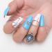 WOKOTO 100pcs Silver Butterfly Nail Charms for Acrylic Nails - 3D Nail Jewelry Kit with Silver Butterfly Charms, Studs for Nail Designs - Buy Online on GoSupps.com