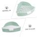 VANZACK 3pcs Box Rabbit Toilet Anti-Fall Pet Bunny Potty Trainer Hamster Guinea Pig Toilet Rabbit Potty Pp 25X20X10CMx3pcs Greenx3pcs - Buy Online on GoSupps.com
