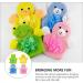 Mobestech 4Pcs Cartoon Children Bath Shower Gloves - Animal Design Bath Sponge for Baby Toddler Kids - Buy Online on GoSupps.com