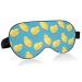 Yellow Chicken Seamless Eye Mask for Sleep Light Blocking Funny Sleeping Mask with Adjustable Strap Soft Lightweight Eye Cover Blindfold for Men Women Work Travel Naps
