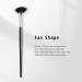 Verdant Touch Fan Makeup Brush Fan Highlighter Brush for Loose Powder and Blush Multipurpose Soft Bristles Fan Shaped Makeup Brush - Buy Online on GoSupps.com