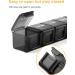 TookMag Extra Large 7-Day Pill Organizer - XL Weekly Pill Box for Vitamins & Supplements - Black - Buy Online on GoSupps.com