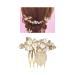8 Pack Large Gold Crystal Pearl Rhinestone Hair Combs - Bridal Wedding Accessories - Buy Online on GoSupps.com