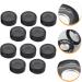 BIUDECO 10 Sets Boxes Eye Shadow Box Empty Eyeshadow Organizer Eye Shade Travel Cosmetic Sunroof Cover 3.8X3.8X1.9CM Black 1 - Buy Online on GoSupps.com