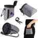 JIAWEIIY Reflective Puppy Snack Reward Waist Bag Portable Dog Training Treat Bag Pet Feed Pocket Walking Snack Pouch Detachable Supplies