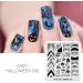 Shop KADS Halloween Nail Plates - Nail Art Stamping Kits with Pumpkin Bat & Skull Designs for DIY Decoration - Buy Online on GoSupps.com