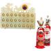 Zerodeko 1pc Xmas Calendar Wooden Plaque Calendar Christmas Advent Calendar Ornaments Chocolate - Buy Online on GoSupps.com