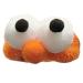 Funny Hairband Ponytail Holders | High Elasticity Big Eyes Funny Hair Ties Girls Daily Hair Accessories For Women Girls Orange
