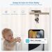 ieGeek 2K Wifi Baby Monitor with Camera, Night Vision, Phone App & 5 Screen Control - Smart Video Baby Monitor with Automatic Tracking, PTZ, Crying Detection, Temp and Humidity Sensor - Perfect Baby Gift - Buy Online on GoSupps.com
