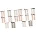 FOMIYES 16 Pcs Imitation Eco Eyebrow Sticker Stickers Waterproof Makeup Water Transfer Eyebrow Sticker Hair 1 count (Pack of 1) Assorted Colorx2pcs