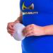 BraceAbility Hernia Belt Replacement Pad | Silicone Pad with Soft Fabric Cover Attaches to Elastic Binders and Belts to Prevent Hernia from Popping Out