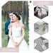 Unicra Bride Wedding Hair Comb Crystal Hair Accessories Bridal Flower Hair Pieces for Women and Girls (Silver) - Buy Online on GoSupps.com