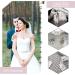 Unicra Silver Wedding Crystal Hair Vine - Elegant Flower Leaf Headpiece & Bridal Hair Accessories - Buy Online on GoSupps.com