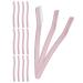 Dermaplane Razor for Women Face, 15 Pcs Microblade Eyebrow Razors, Multipurpose Dermaplaning Tool for Face, Peach Fuzz Removal, Face shavers for Women and Men (Pink) 15*long Pink