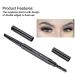 Shop 5 Colors Waterproof Eyebrow Pen - Long Lasting Gel & Triangular Tip Brush for Flawless Eyebrow Makeup - Buy Online on GoSupps.com