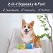 HugSmart Pet Spike Monster 2-in-1 Plush Squeaky Spike Ball - No Stuffing Interactive Fetch Toy for Dogs - 3 Pack for All Breeds - Buy Online on GoSupps.com