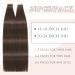 YDDM Tape In Extensions - 20PCS Dark Brown Real Hair 16 Inch Invisible Skin Weft - Premium Quality Tape Extensions for Volume & Length - Buy Online on GoSupps.com