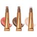 Liquid Contour Beauty Wand Kit Liquid Face Concealer Contouring Highlighter Blusher Stick with Cushion Applicator Attached Easy to Blend Lightweight Super Silky Cream Face Contour Stick 3 Pack(Concealer+Blush+Highligh...