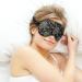 Skulls and Paisley Sleep Mask for Women - Adjustable Eye Shades with Elastic Strap | International Shipping Available - Buy Online on GoSupps.com