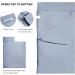 Tourpacific Ultralight Sleeping Bag Liner for Adults - Breathable Camping & Travel Sheet with Zipper - Single Size - Buy Online on GoSupps.com