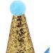 Stock Show Pet Birthday Party Cone Hat & Bow Tie Collar Set - Blue | Adjustable Headband for Small/Medium Dogs & Cats - Buy Online on GoSupps.com